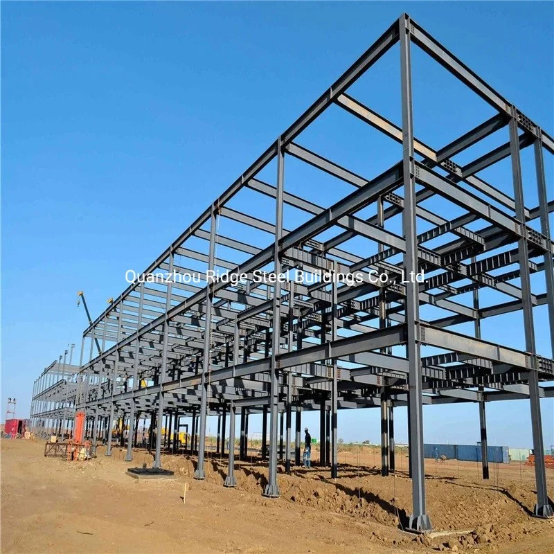 Commercial Building Fabricated Steel Structure Construction Price for Prefabricated Portal Building Individual Use for Sale