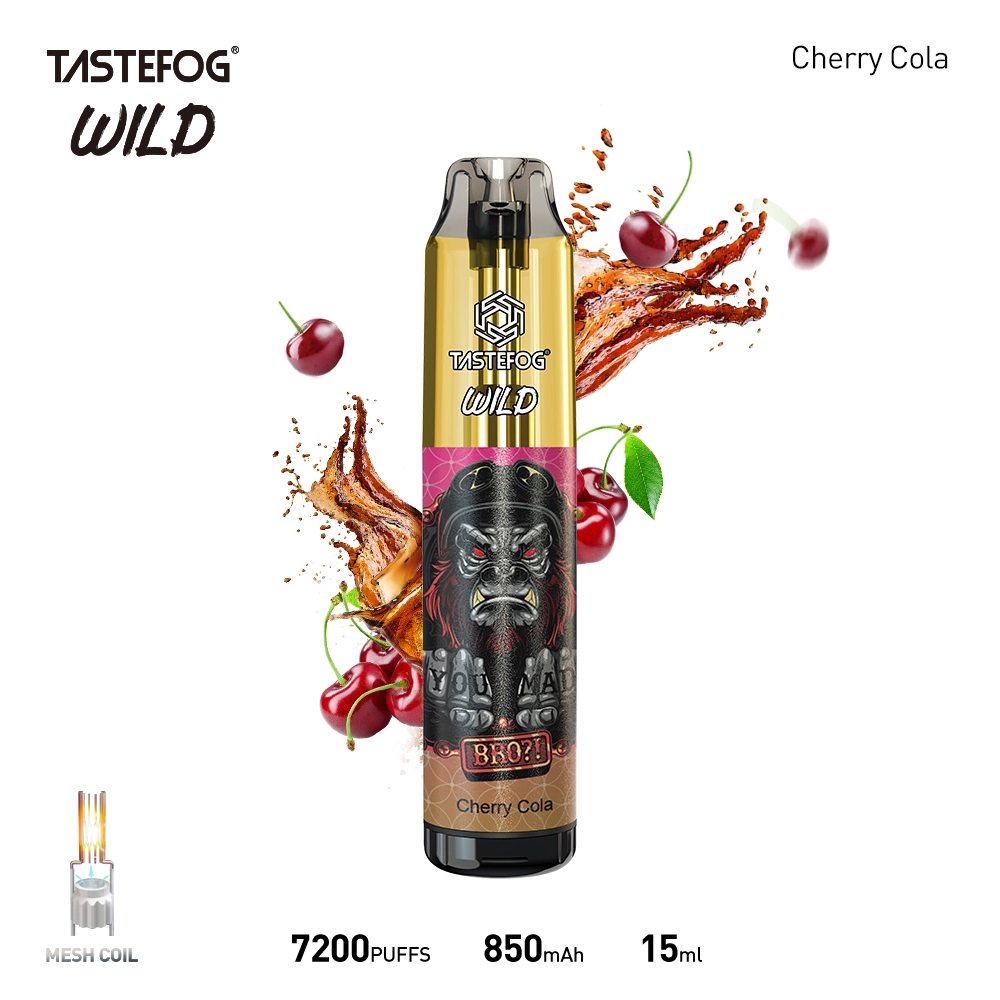 Tastefog Wild 7000 Puffs Vape 850mAh Typ-C Wiederaufladbarer Mini-Einwegbeutel E-Zigarette