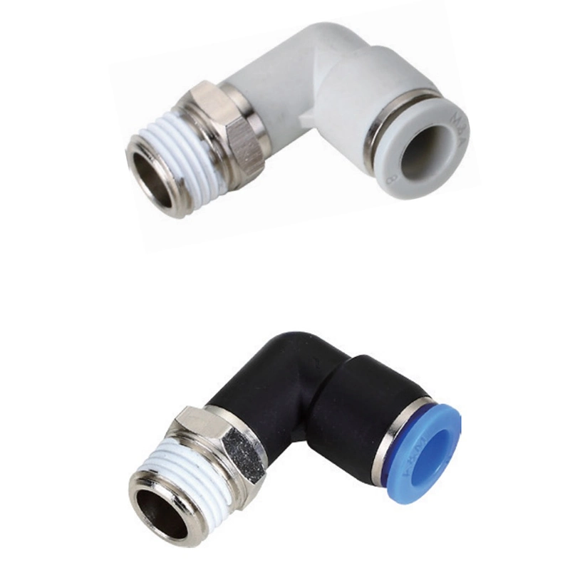 Pl One Touch Elbow Push in Fittings Pneumatic Fittings