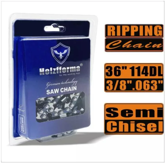 Ripping Chain Semi Chisel Chain 3/8&prime; &prime; . 063&prime; &prime; 36inch 114dl Chainsaw