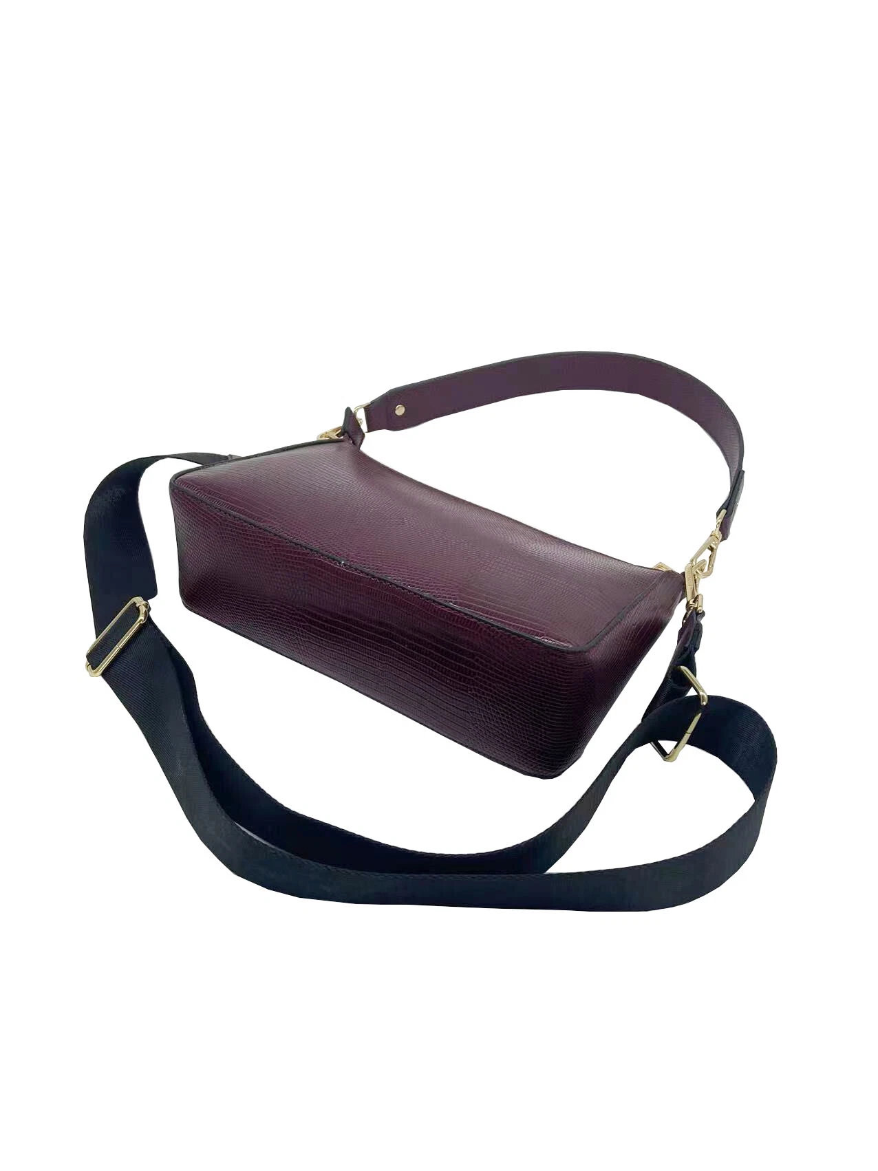 Lizard PU Leather Shoulder Handbag