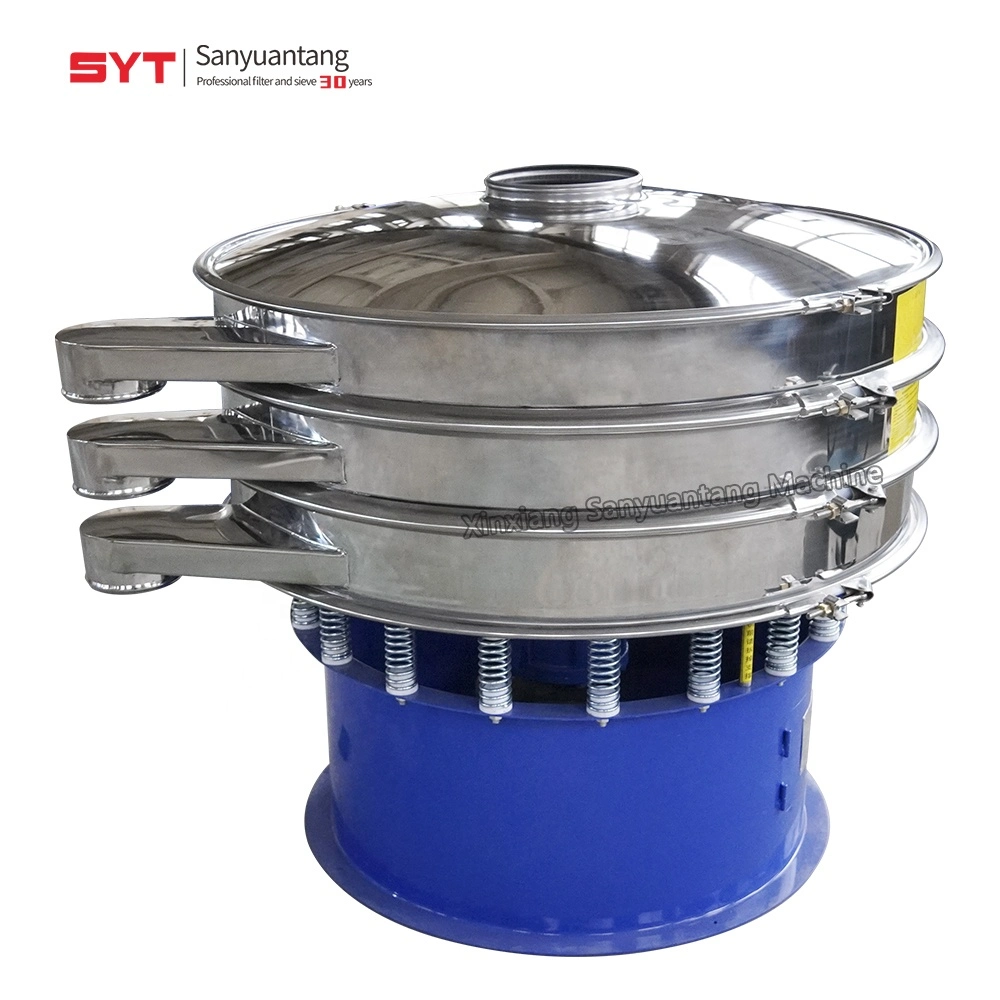 Rotary Sieve Shaker Paper Vibration Screening Machine Filtering Sifter