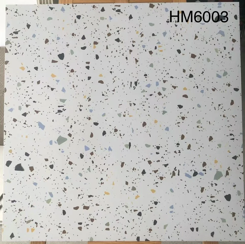 House Decoration Building Material 600X600mm Porcelain Matte Floor Antique Terrazzo Rustic Tile