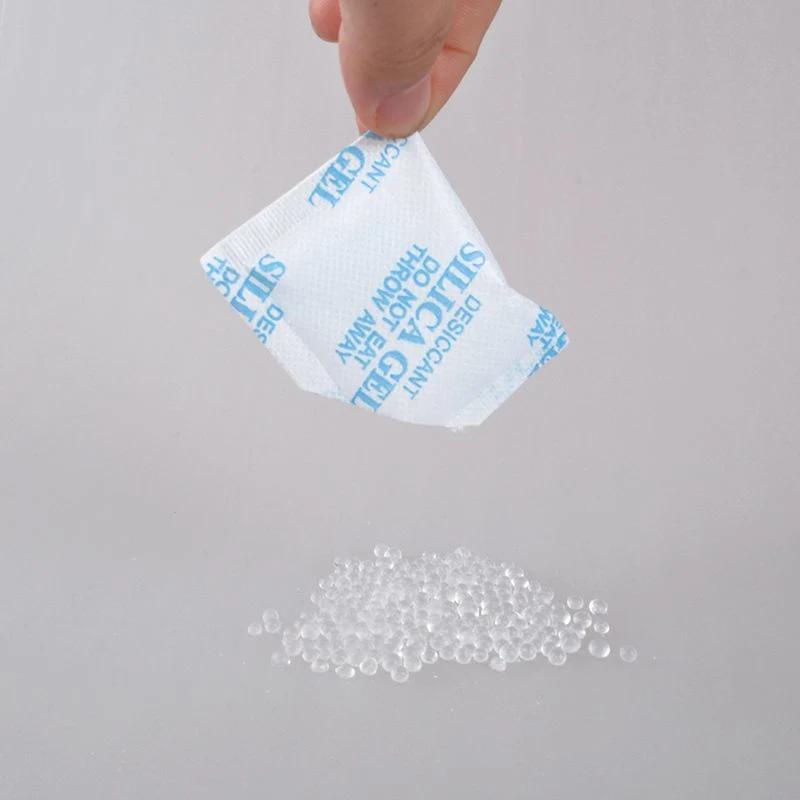 China Lieferant Lebensmittelqualität OPP Kunststoff-Paket von Silica Gel Trockenmittelbeutel