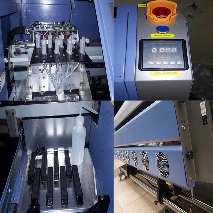 Impresora de inyección de tinta Allwin 3,2m Solvent Printer C8 512I con Konica 512I 4 o 8 Heads Flex PVC PVC Pet Printing Trazador de máquina