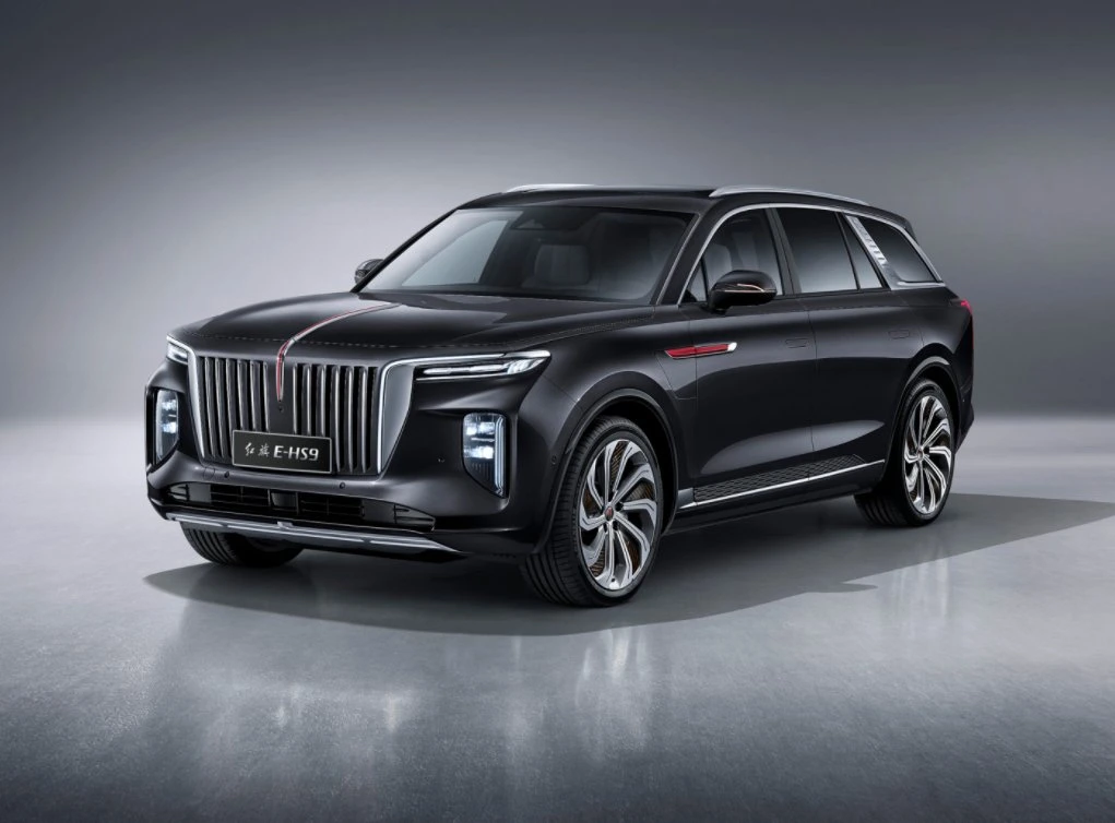 2023 bancos Hot Sale Hongqi e-HS9 Luxury New Car 7 Veículo elétrico de gama alta velocidade China 4 rodas elétricas Veículo