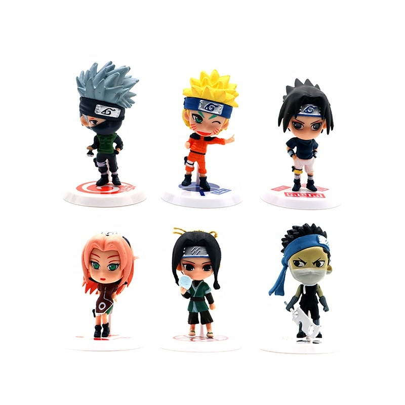 Super Cool Janpanese Style Children Figure Toy Car Table Decoration Naruto and Sasuke Action Figures Anime Figurine with High Details