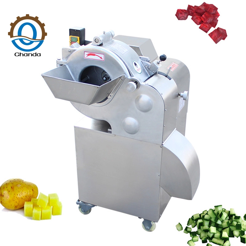 Dicing automático de cenoura de licer o nion que fatia corte do cubo vegetal da fruta Máquina