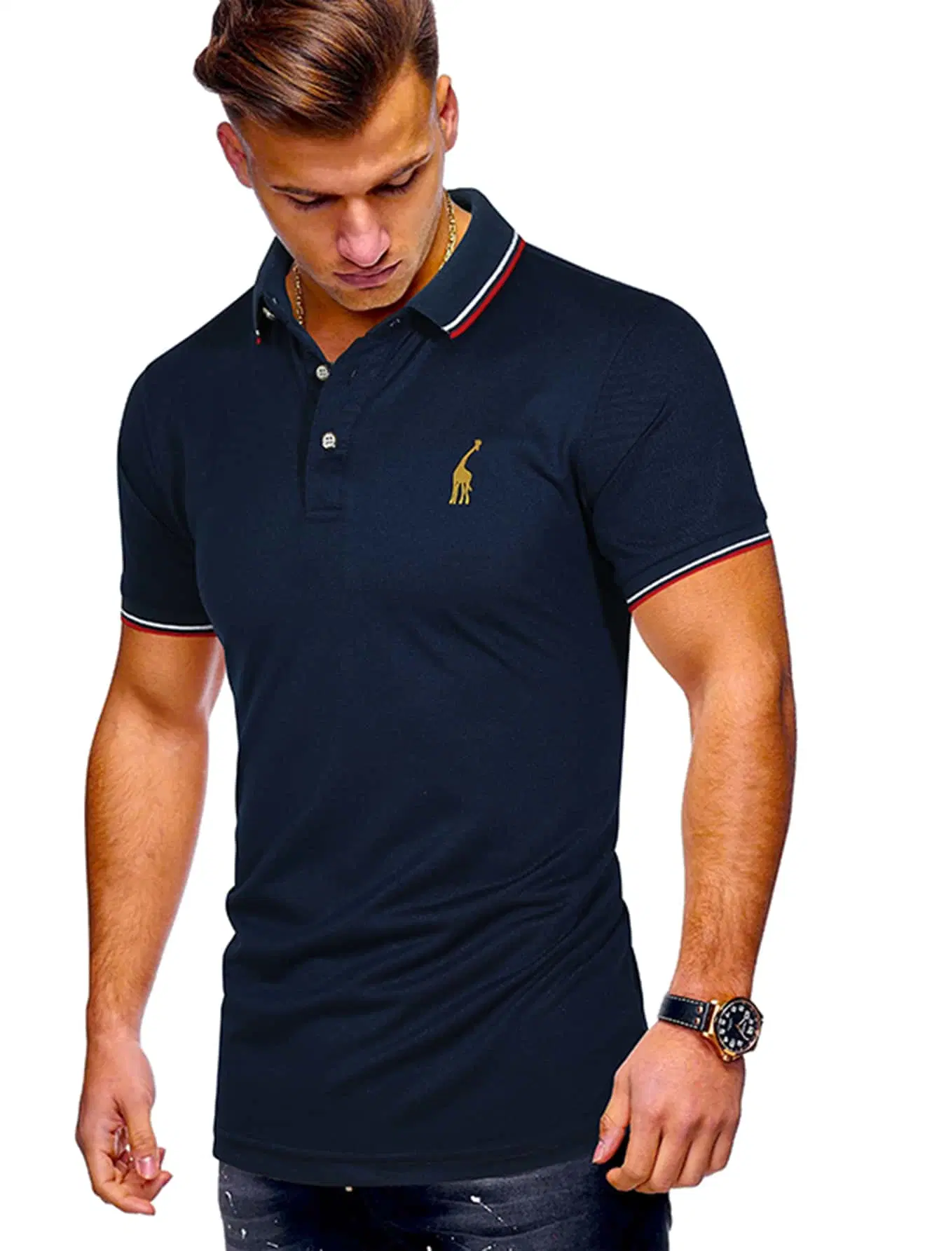 Custom Design Your Own Brand Polo T-Shirt Men&prime; S Cotton or Polyester Dry Fit Sports Mens Golf Polo Shirts