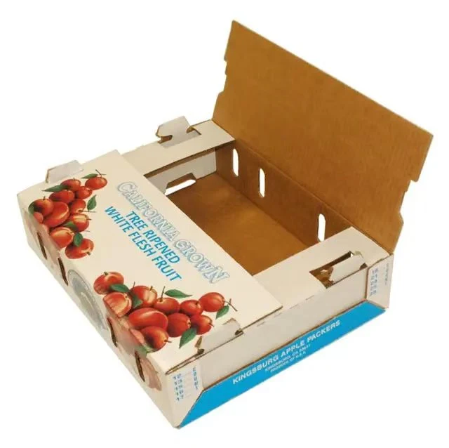 Custom Fruit Corrugated Cartons Cardboard Packaging Mailing Moving Shipping Boxes Fruit Corrugated Cartons