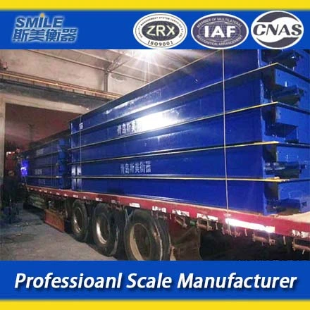 Electronic Truck Weighing Scale 80tons 100tons Digital Weighbridge 3X16m 3X20m