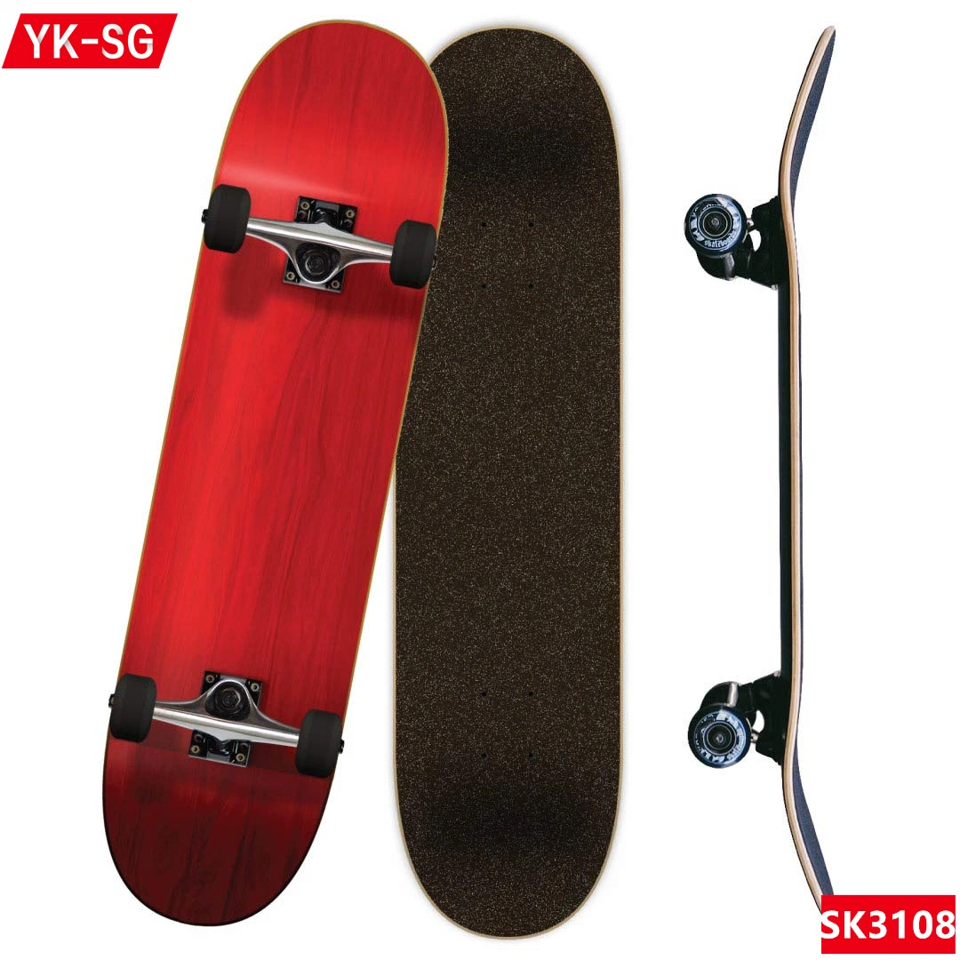 7 couches profondes de skateboard personnalisé en bois de contre-batteur skate board planche à roulettes vierge