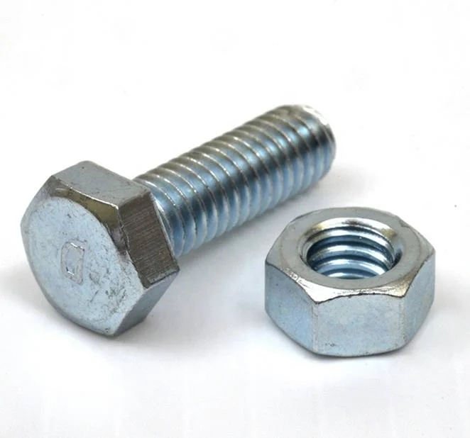 Promotional Zinc Plated 10.9 12.9 Grade Heavy Hex Screw and Nut