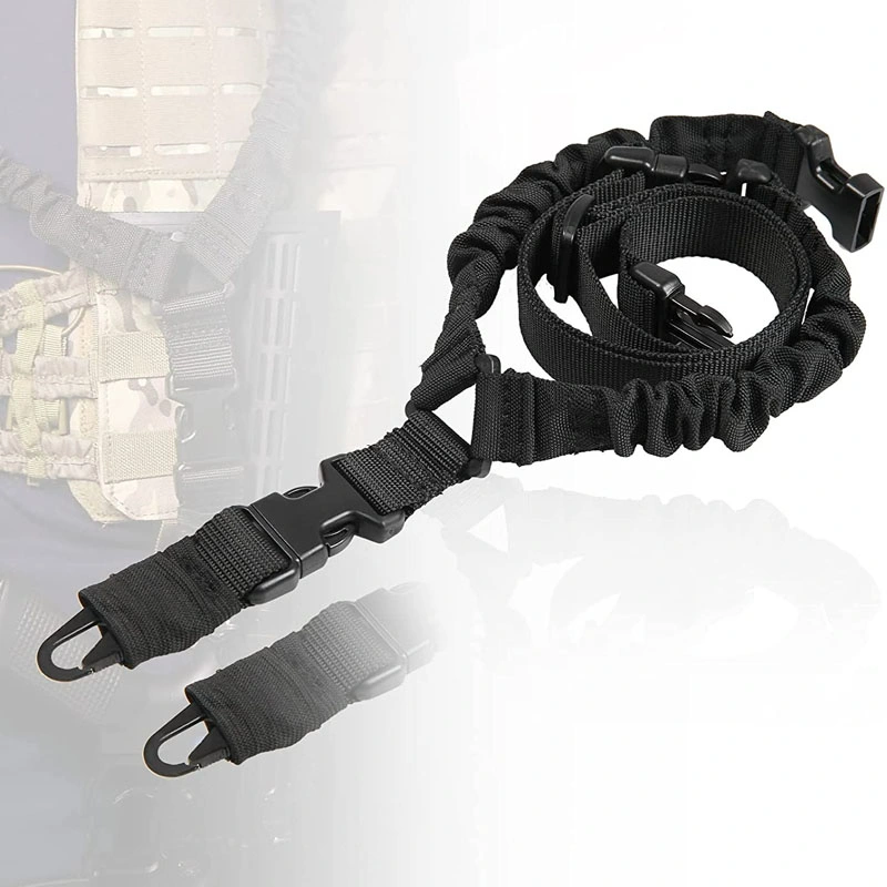 Zwei Punkte Sling mit Längenverstellung traditionelle Gewehr Sling mit Metallhaken für Outdoor und Jagd