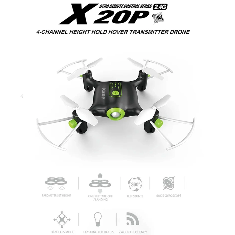 2020 Amazon Top Sale Remote Control Aircraft Sensor 2.4G Long Time Quadcopter Drone