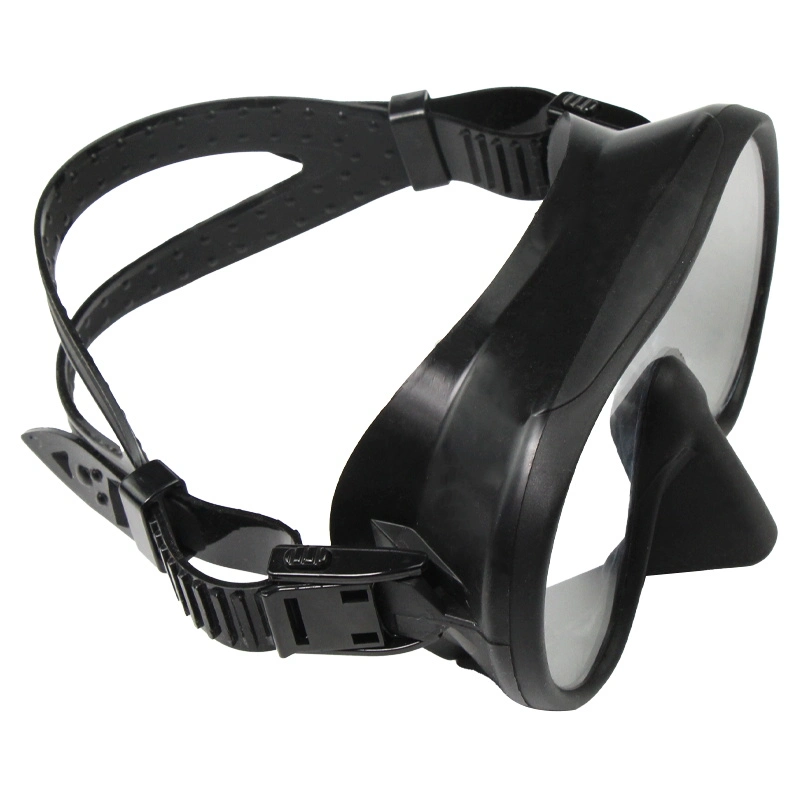 Factory Low Volume Tempered Glass Lens Wide View Snorkel Diving Mask