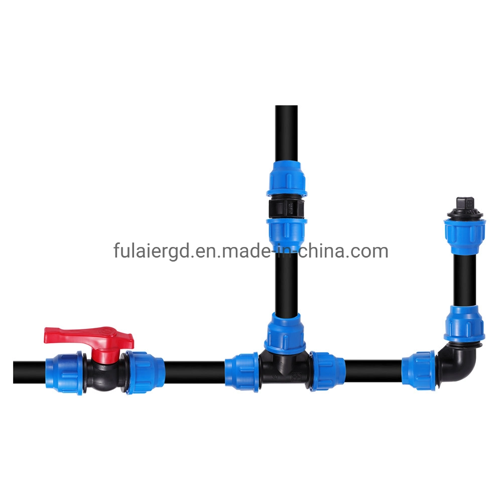 25/32/40/50mm PE Pipe Reducing Straight Connector Garden Farm Irrigation Pipe Fittings