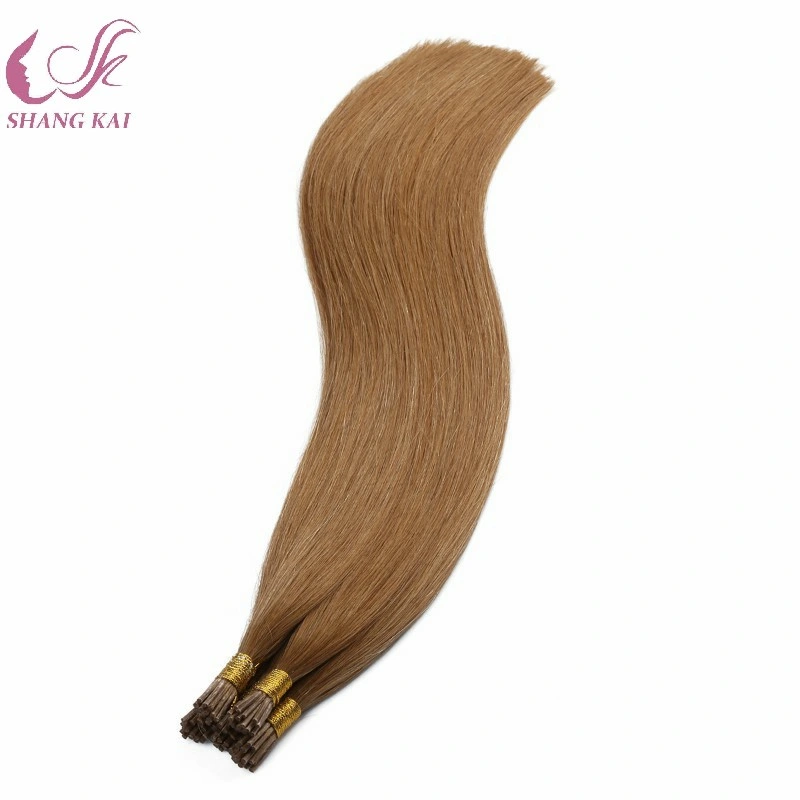 Alignement de la cuticule sèche Pre-Bonded hair extension Stick Astuce Fédération de cheveux humains