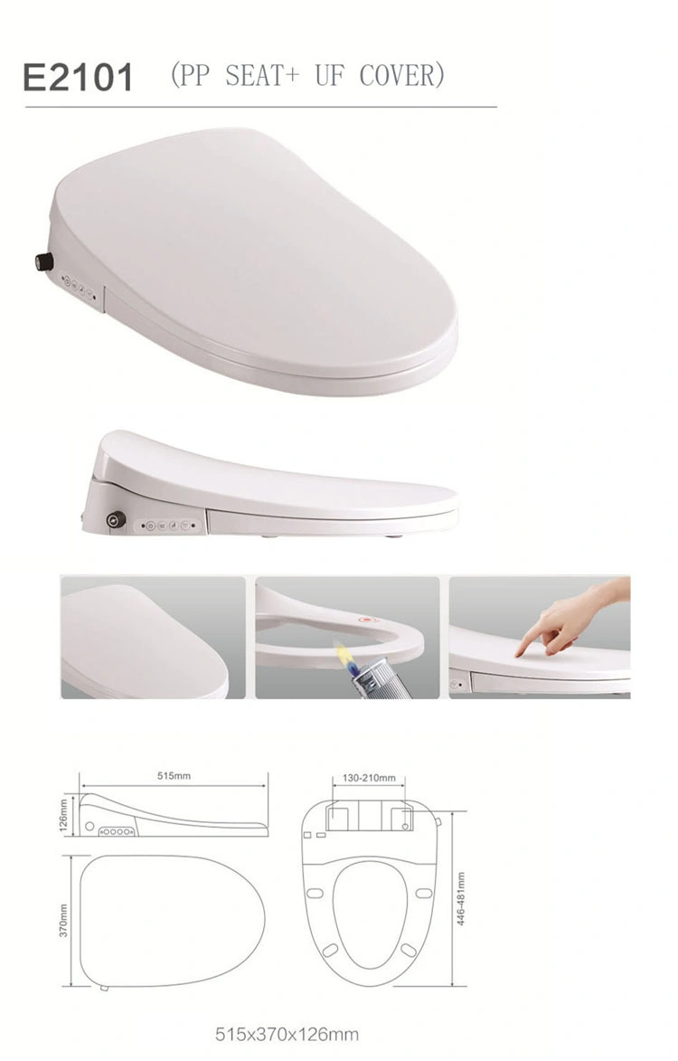 UF Bidet Electric Heated Electric Intelligent New Smart Self Cleaning Electronic Toilet Seat Cover
