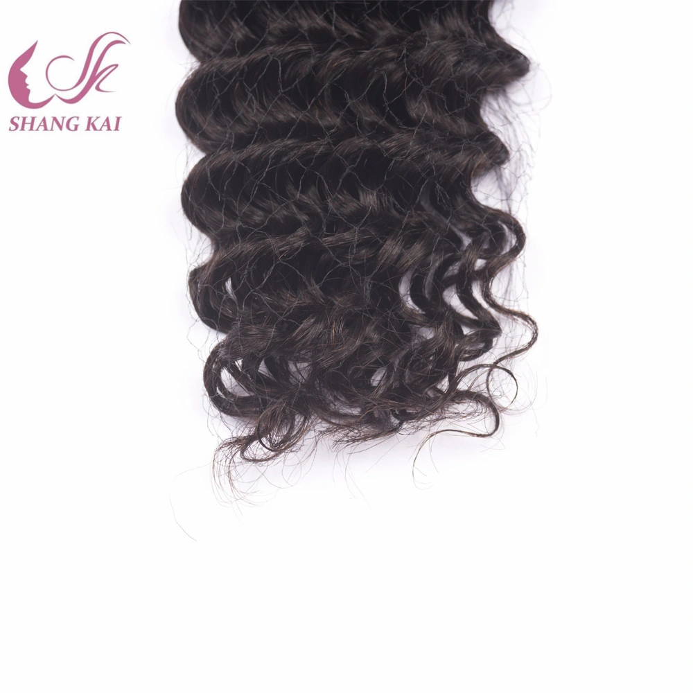 Remy Indian Hair Raw Virgin Wavy Bohemian Curl Human Hair Weave/Bundles Extension, Wholesale/Supplier Black Hair Products