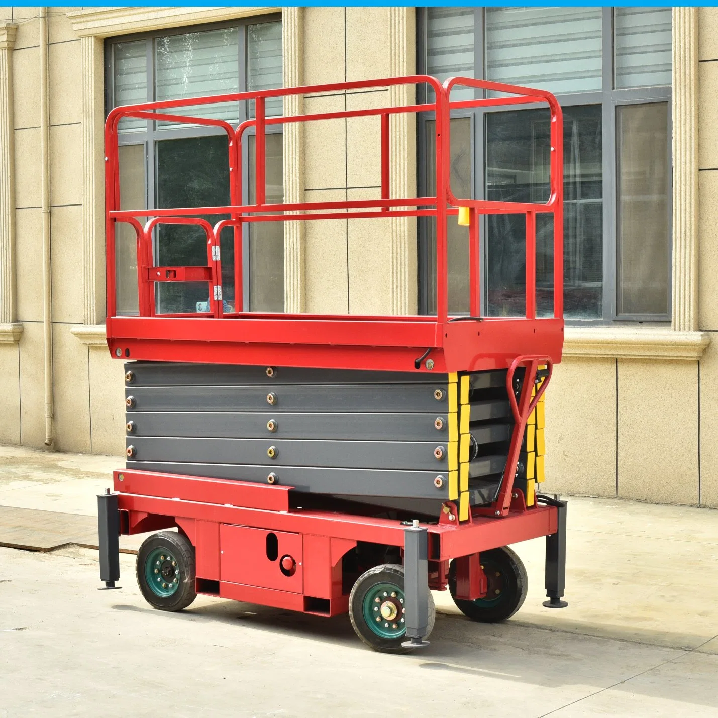 300kg 500kg 1000kg Load Capacity Semi Automatic Mobile Scissor Lift Table for Hotel