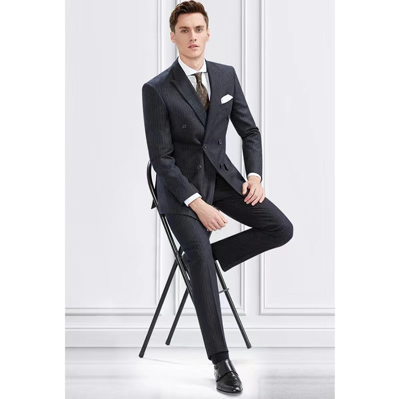 Goods in Stock Stitching Color Men Suits for Office Wedding & Party Wear/Haute Couture Suit High quality/High cost performance  New Arrivel Suit Made in China