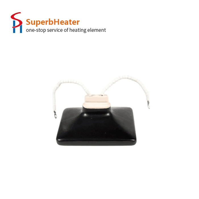 Long Life Flat or Curved Ceramic Infrared Heater for Plastic IR Heating Element Blister Machine