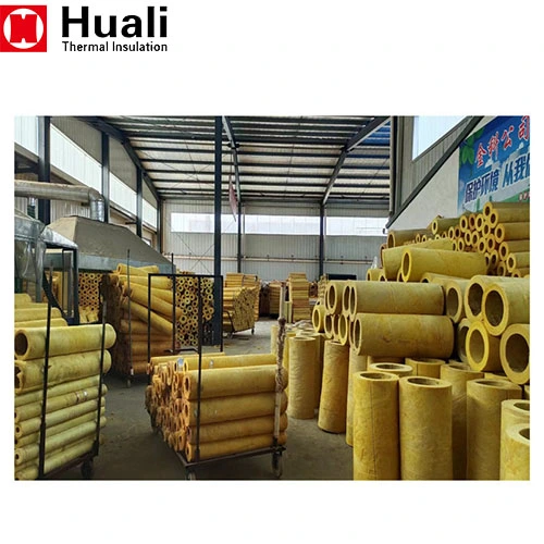 Fiberglass Acoustic Insulation Density 64kg/M3 Glass Wool Tube