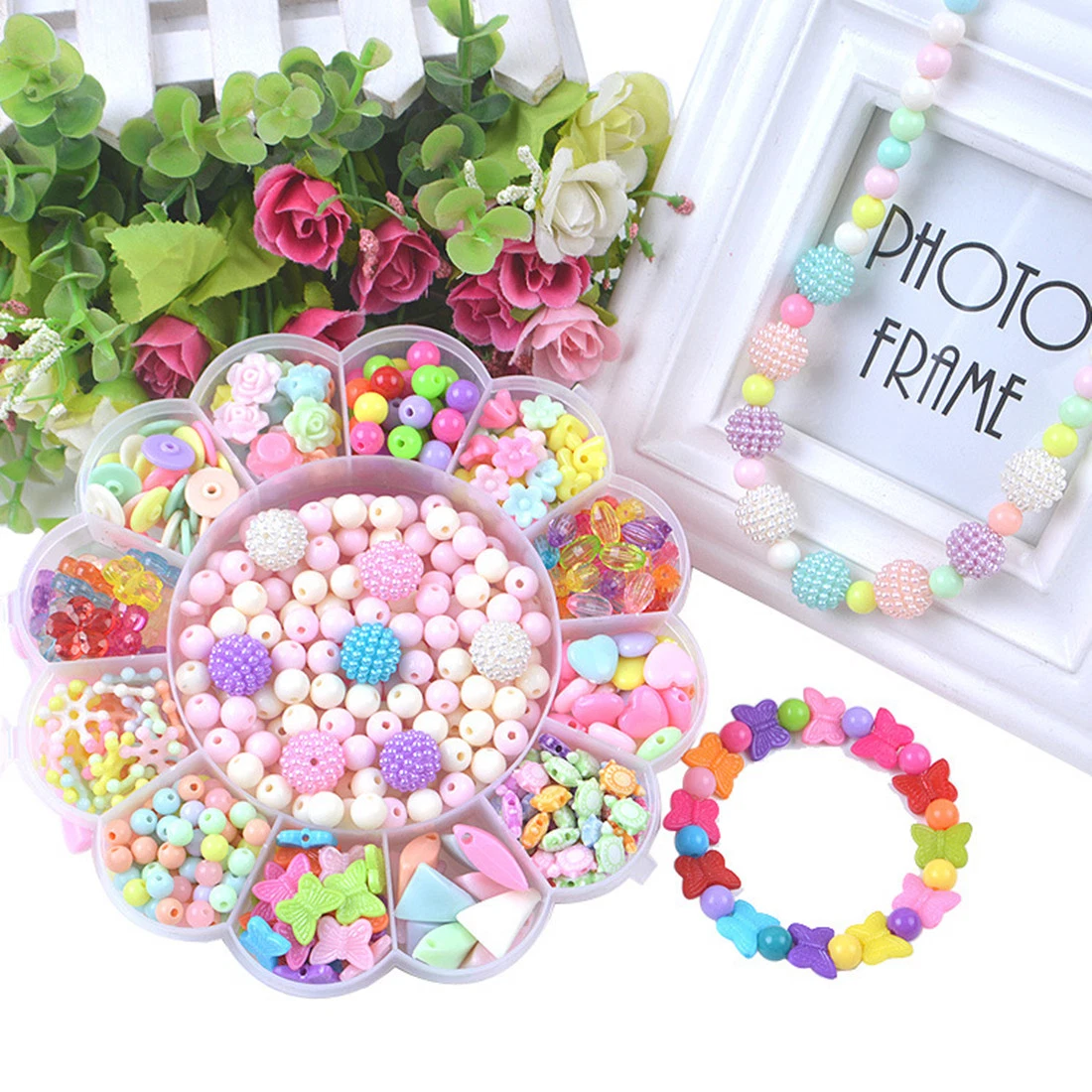 Atacado Educational Beads brinquedos Children ′ S Beaded Set Toys for Presentes