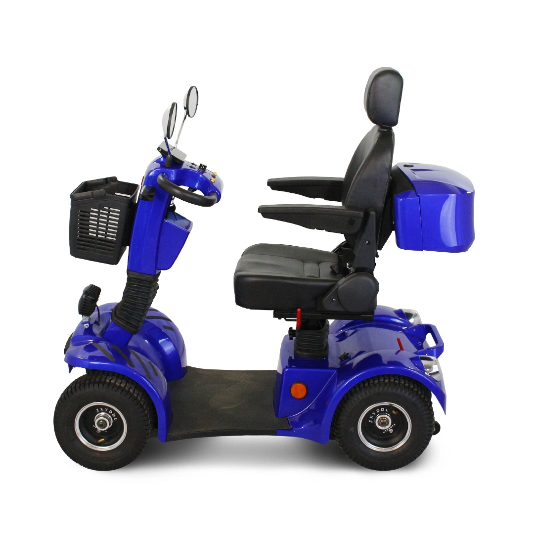 Quatro rodas para deficientes para scooter de mobilidade elétrica para pessoas com deficiência.