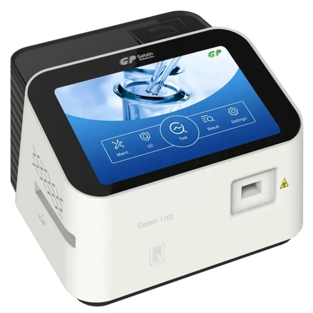 Essai d'immunodosage multiple portable à test rapide Getein 1160 Analyseur de test sanguin instrument d'analyse clinique