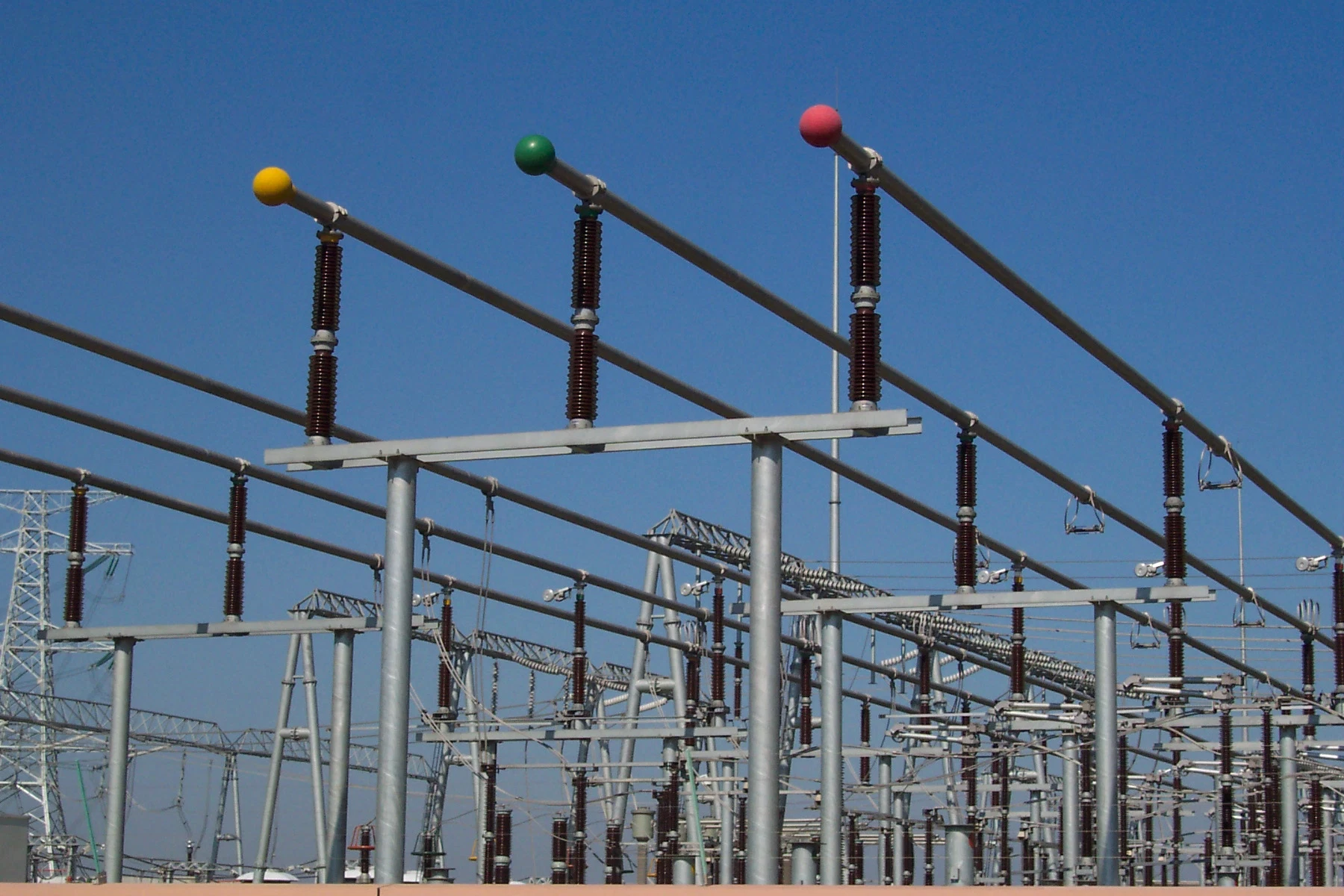 Galvanized Steel Structure Electrical Substation Structures