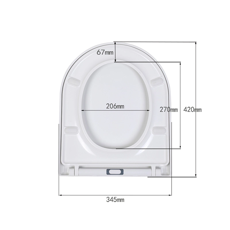 Bonne qualité UF Plastique Libération Rapide Ralentir Couvercle de Siège de Toilette pour Couverture de Siège de Toilette de Salle de Bain