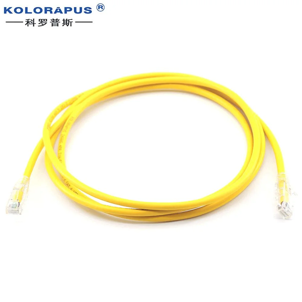 CAT6 Ethernet Patch Cable UTP Cable Yellow 2m