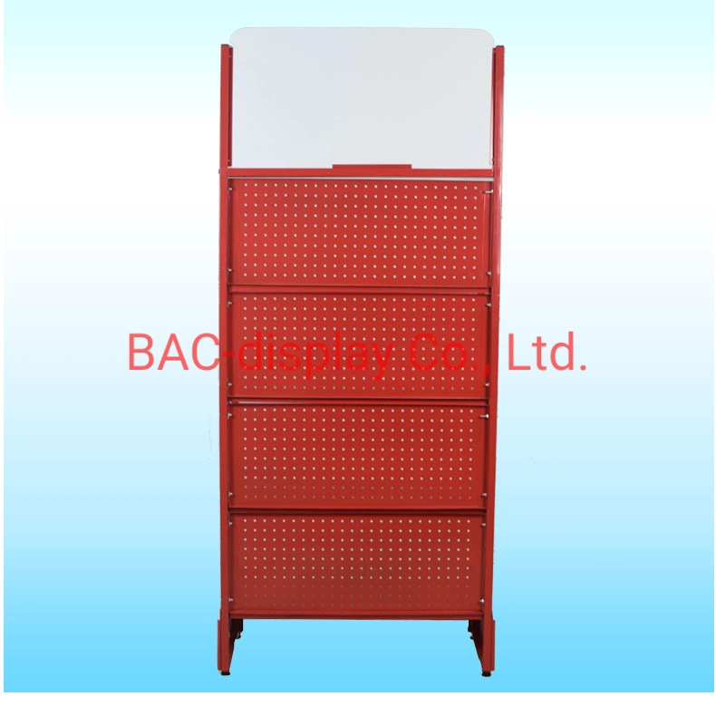 Lubricating Oil Metal Advertising Rack Stand