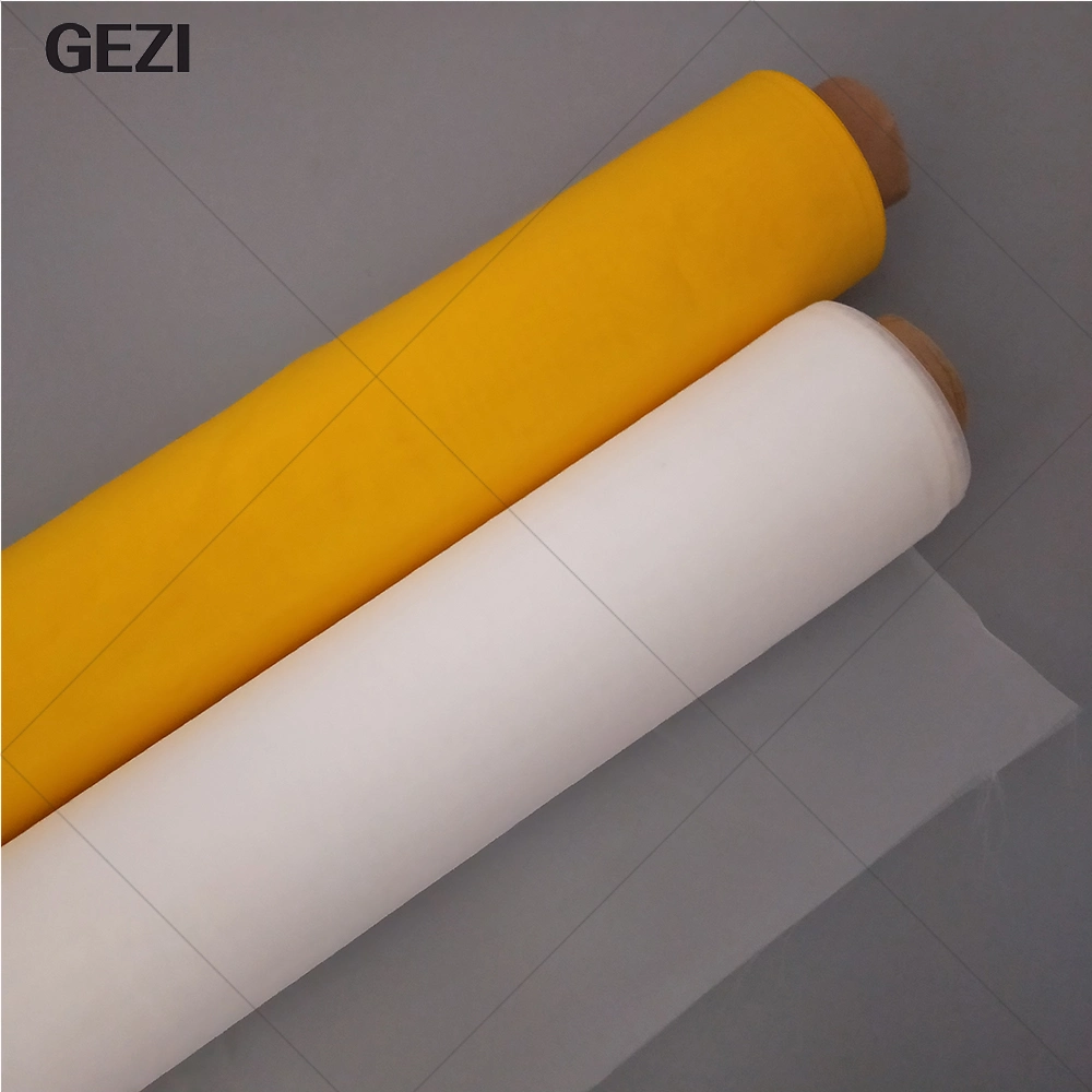 High Tension White Yellow 110 120 250 280 305 355 Mesh Polyester Printing Mesh Silk Screen Printing Mesh