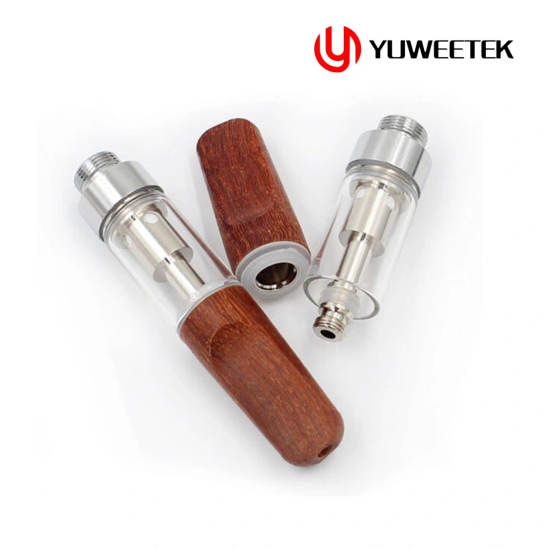 RW-C15 Wood Tips Carts Cell 510 Thread Empty Disposable/Chargeable Vapes Oil Wax Cartridges 1ml 1gram 1g