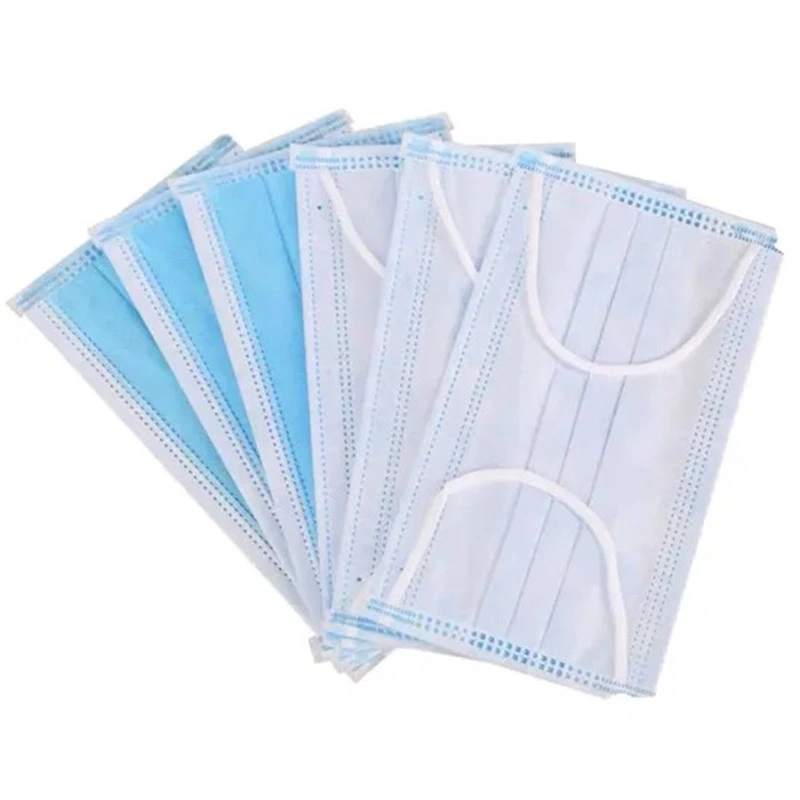 CE En14683 Type Iir Wholesale/Supplier Disposable Dustproof for Adult Medical Surgical CE Ear Loop & Tie on Face Mask