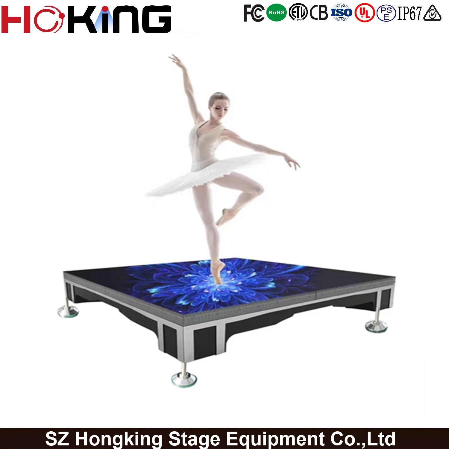 P6.25 Dance Floor LED Screen Interactive Dance Floor Screen Support Games Interactive