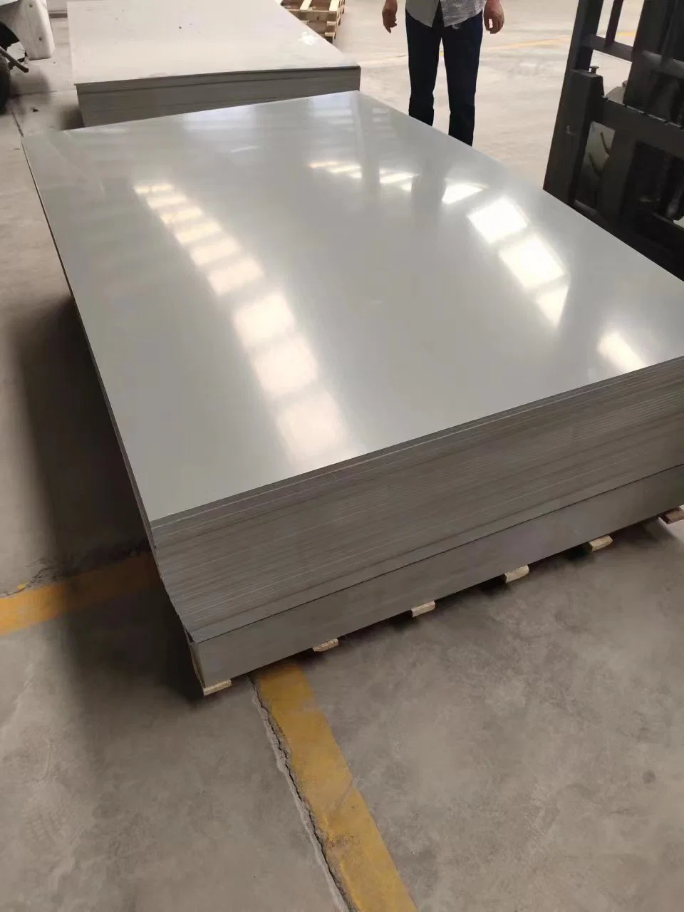 Grau/Weiß PVC-Hartblech Hochdichte PVC-Platte für Chemikalien Tanks