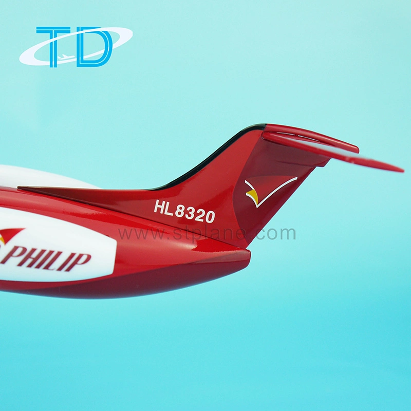 ABS Plastic Scale Model Plane Erj-145 1/80 36cm