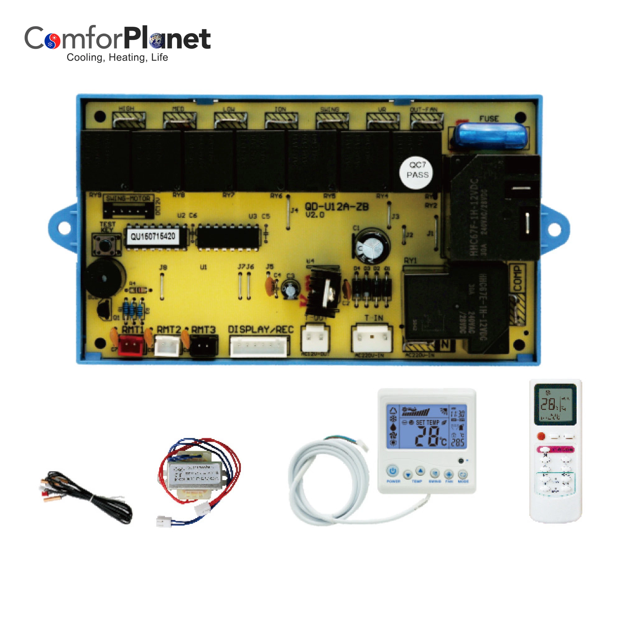 Fabricante refrigeração Digital Remote Controller Universal Remote Control System for Ar condicionado