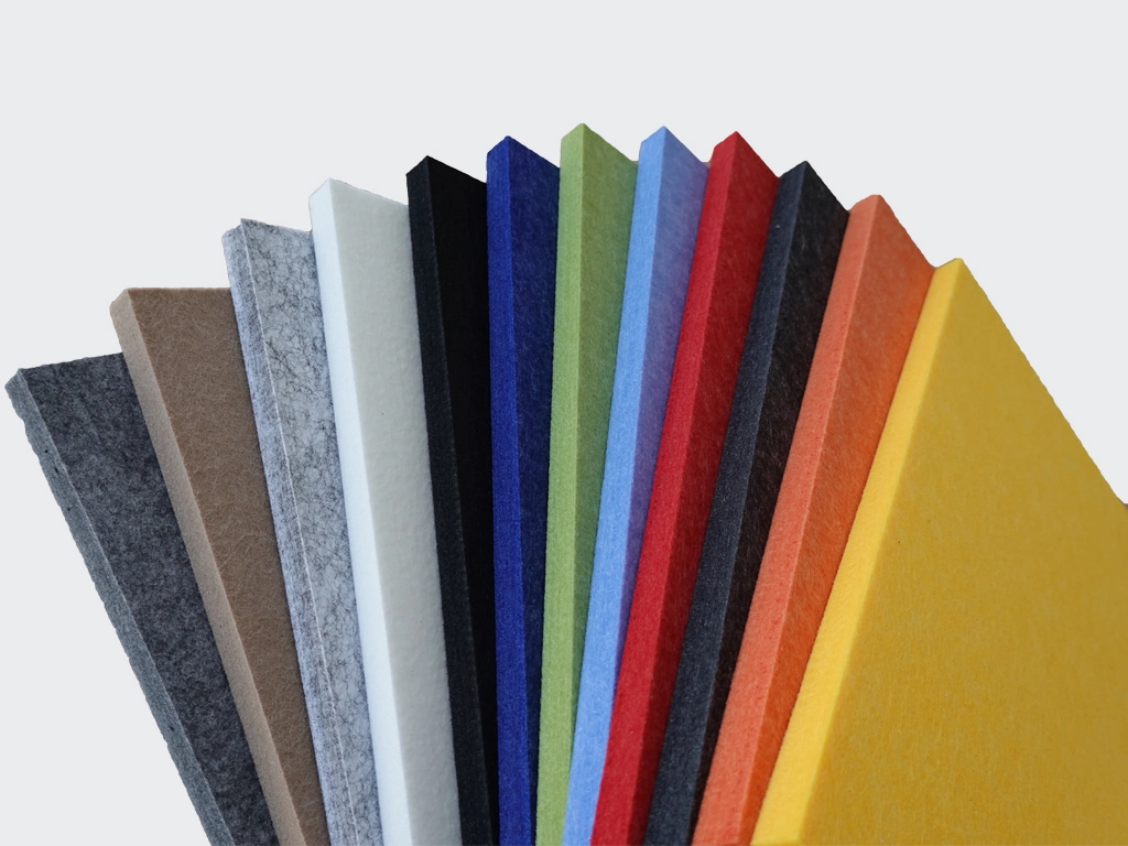 Non-Woven Acoustical Panel Absorptive Materials Sound Diffusion Sheet