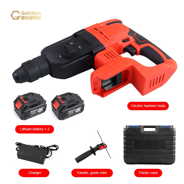 Wholesale/Supplier Factory Price 21V Cordless Power Tools 26mm Lithium Electric Hammer Drill