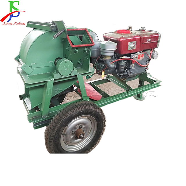 Electric or Diesel Type Promotional Price Wood Chip Crusher Small Wood Crusher Mobile Wood Crusher Machine