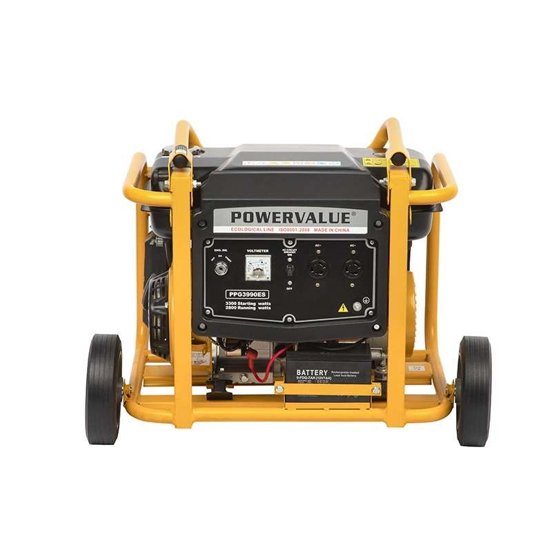 Power Value New Portable Home Use Electric 3kw Silent Gasoline Petrol Generator 3kw 3000W Popular