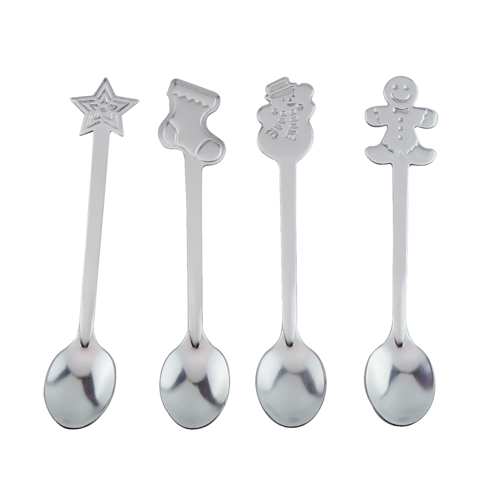 4PCS Christmas Themed Spoon Set Promotion Gift Set