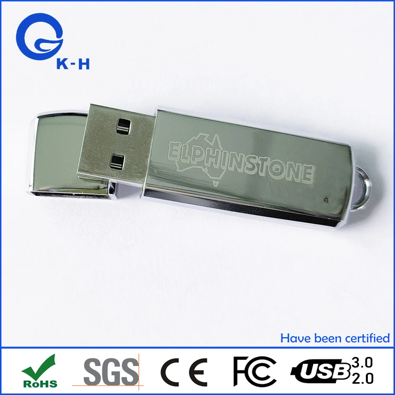 Hot Metal Venta pen drive USB 2.0 Flash para regalo de boda