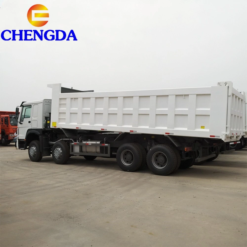 China Sinotruck Rueda 12 Volquete Camión Volquete 8X4 70 Ton camión volquete para la venta