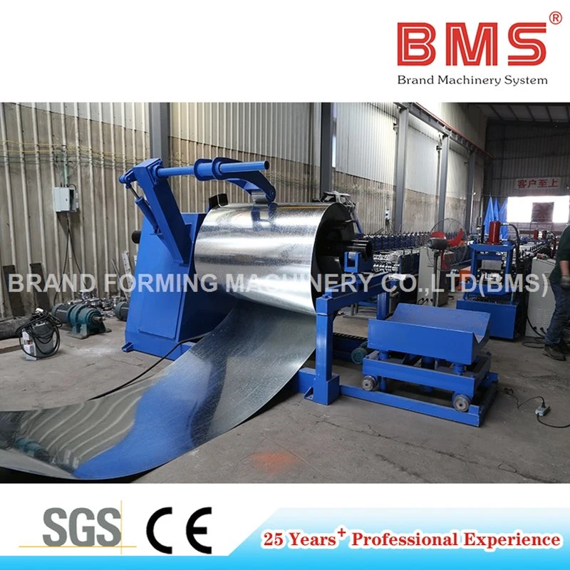 Xiamen BMS Auto techo ondulado frío enrolladora/haciendo rodar la formación de la maquinaria y material PPGI